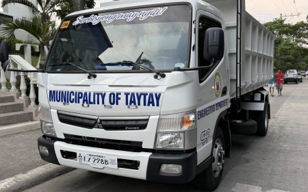 INVESTING IN A CLEANER, SAFER TAYTAY: 4 NEW TRUCKS FOR WASTE AND WATERWAY MANAGEMENT